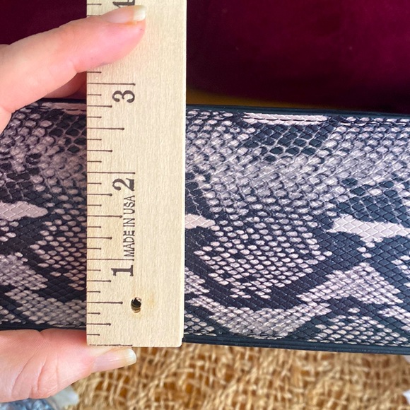 Aldo 'GLENDA' Convertible Satchel in Light Pink & Snakeskin Print - Picture 14 of 15